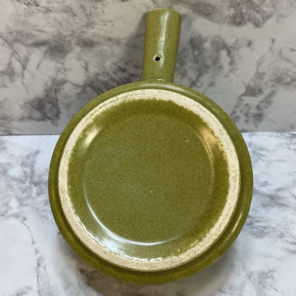 Vintage Handled speckled stoneware soup chowder bowl - Picture 4 of 6